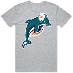 Miami Dolphins 2 Distressed Unisex T Shirt Miami Dolphins 2 Distressed Unisex T Shirt