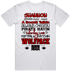 Shannon Smack Talkin Wolfpack Unisex T Shirt Shannon Smack Talkin Wolfpack Unisex T Shirt