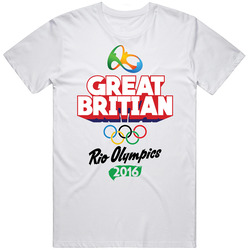 Great Britian Rio 2016 Summer Olympic Games Sports Fan Unisex T Shirt Great Britian Rio 2016 Summer Olympic Games Sports Fan Unisex T Shirt