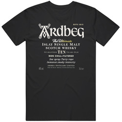 Ardbeg 10 Year Old Islay Single Malt Scotch Unisex T Shirt Ardbeg 10 Year Old Islay Single Malt Scotch Unisex T Shirt