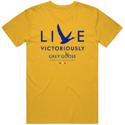 Grey Goose Live Victoriously Worlds Best Tasting Vodka Yellow Unisex T Shirt Grey Goose Live Victoriously Worlds Best Tasting Vodka Yellow Unisex T Shirt