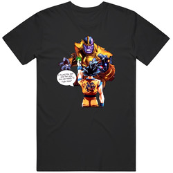 Goku Vs Thanos Unisex T Shirt Goku Vs Thanos Unisex T Shirt