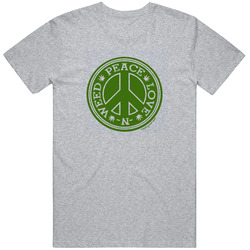 Peace, Love & Weed Unisex T Shirt Peace, Love & Weed Unisex T Shirt