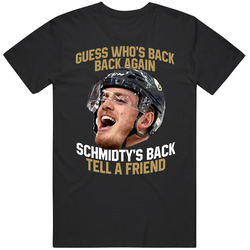 Nate Schmidt Guess Who's Back Vegas Hockey Fan Unisex T Shirt Nate Schmidt Guess Who's Back Vegas Hockey Fan Unisex T Shirt
