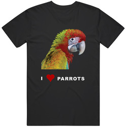 Parrot Love Unisex T Shirt Parrot Love Unisex T Shirt