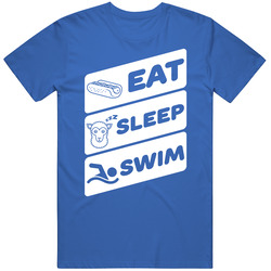 Eat Sleep Swim Funny Swimmers Sports Ocean Unisex T Shirt Eat Sleep Swim Funny Swimmers Sports Ocean Unisex T Shirt