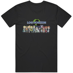 Log Horizon Anime T-Shirt Adult Unisex 01b Unisex T Shirt Log Horizon Anime T-Shirt Adult Unisex 01b Unisex T Shirt