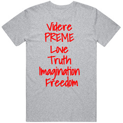Videre Preme Love Truth Imagination Freedom Variant Unisex T Shirt Videre Preme Love Truth Imagination Freedom Variant Unisex T Shirt