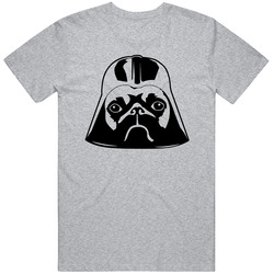Pugvader_ash Unisex T Shirt Pugvader_ash Unisex T Shirt