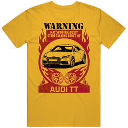 2016 Audi Tt Warning May Start Talking About My Car Worn Look Unisex T Shirt 2016 Audi Tt Warning May Start Talking About My Car Worn Look Unisex T Shirt