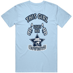 This Girl Loves Her Cowboys Unisex T Shirt This Girl Loves Her Cowboys Unisex T Shirt