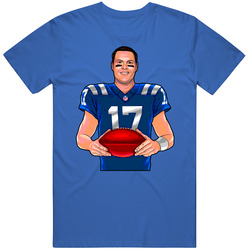 Phillip Rivers Indianapolis Football Cartoon Unisex T Shirt Phillip Rivers Indianapolis Football Cartoon Unisex T Shirt