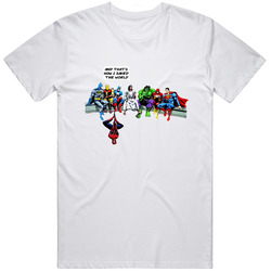 Saved The World (white) Unisex T Shirt Saved The World (white) Unisex T Shirt