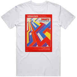 Snafu 1980's Intellivision Popular Video Game Vintage Box Unisex T Shirt