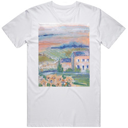 Tuscan Countryside By Paintsarahpaint - Unisex T Shirt