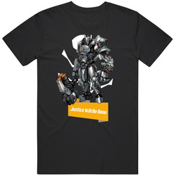 Reinhardt Overwatch T Shirt Justice Will Be Done Unisex T Shirt Reinhardt Overwatch T Shirt Justice Will Be Done Unisex T Shirt