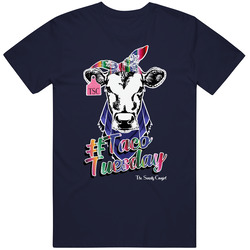 Taco Tuesday - Navy Unisex T Shirt Taco Tuesday - Navy Unisex T Shirt