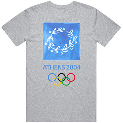 Athens Summer 2004 Olypics Retro Logo World Olympiad Fan Unisex T Shirt Athens Summer 2004 Olypics Retro Logo World Olympiad Fan Unisex T Shirt