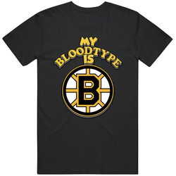 Test Boston Bruins My Bloodtype Test Unisex T Shirt Test Boston Bruins My Bloodtype Test Unisex T Shirt