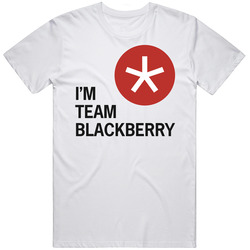 I'm Team Blackberry White Unisex T Shirt I'm Team Blackberry White Unisex T Shirt