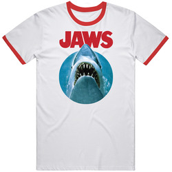 Jaws, T-Shirt, Shark, Movie, Steven Spielberg, Poster, Classic, Retro, 80's Unisex T Shirt