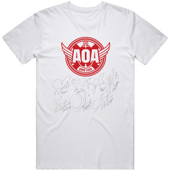 AOA Good Luck All Member Sign Kpop T-shirt tee seolhyun choa photocard Unisex T Shirt AOA Good Luck All Member Sign Kpop T-shirt tee seolhyun choa photocard Unisex T Shirt