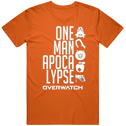 Roadhog Overwatch T Shirt I'm A One Man-Apocalypse Tee Unisex T Shirt Roadhog Overwatch T Shirt I'm A One Man-Apocalypse Tee Unisex T Shirt