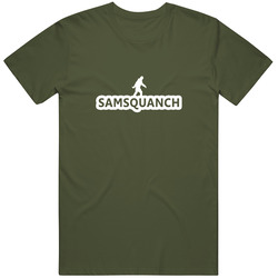 It's a Samsquanch Ricky T-Shirt - Military Green Unisex T Shirt It's a Samsquanch Ricky T-Shirt - Military Green Unisex T Shirt