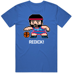 J J Redick Tecmo Player Philadelphia Basketball Fan Unisex T Shirt J J Redick Tecmo Player Philadelphia Basketball Fan Unisex T Shirt