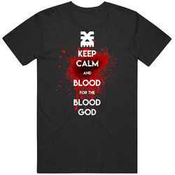 Warhammer 40k Chaos Khorne Blood For The Blood God  Black Unisex T Shirt