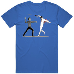 Mime Wins, Fencing, Sword, Unisex T Shirt Mime Wins, Fencing, Sword, Unisex T Shirt