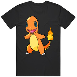 Pokemon Charmander T Shirt Men's Fitted Unisex T Shirt Pokemon Charmander T Shirt Men's Fitted Unisex T Shirt