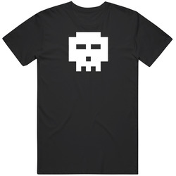 8 Bit Skull Man's Black Unisex T Shirt 8 Bit Skull Man's Black Unisex T Shirt