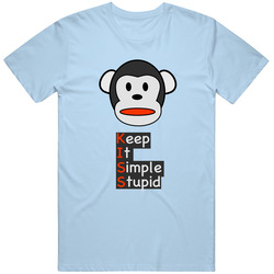 Keep It Simple Stupid - Light Blue Unisex T Shirt Keep It Simple Stupid - Light Blue Unisex T Shirt