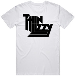 Thin Lizzy Rock Band Classic Logo Unisex T Shirt Thin Lizzy Rock Band Classic Logo Unisex T Shirt