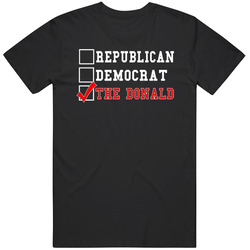 Republican Democrat The Donald Funny Donald Trump Political Unisex T Shirt Republican Democrat The Donald Funny Donald Trump Political Unisex T Shirt