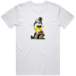 Juju Pittsburgh Football Standing Over Burfict Christmas Holiday Ornament Unisex T Shirt Juju Pittsburgh Football Standing Over Burfict Christmas Holiday Ornament Unisex T Shirt