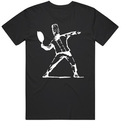 Banksy Inspired Chef Throwing Pans Cool Art Stencil Unisex T Shirt Banksy Inspired Chef Throwing Pans Cool Art Stencil Unisex T Shirt