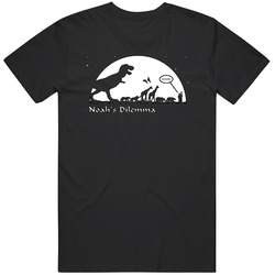 Noah's Dilemma Funny Dinosaur Noah's Arc Unisex T Shirt Noah's Dilemma Funny Dinosaur Noah's Arc Unisex T Shirt