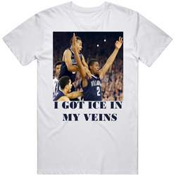 Kris Jenkins I Got Ice In My Veins Villanova Buzzer Beating 3 Point Unisex T Shirt Kris Jenkins I Got Ice In My Veins Villanova Buzzer Beating 3 Point Unisex T Shirt
