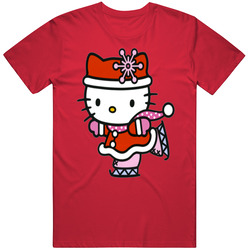 Hello Kitty Christmas Fitted Unisex T Shirt Hello Kitty Christmas Fitted Unisex T Shirt