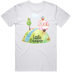 Little Camper Caravan Shirt, Camping Girl Clothes Unisex T Shirt Little Camper Caravan Shirt, Camping Girl Clothes Unisex T Shirt