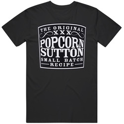 Popcorn Sutton Small Batch Moonshine Whiskey Label Logo Drinking Unisex T Shirt Popcorn Sutton Small Batch Moonshine Whiskey Label Logo Drinking Unisex T Shirt