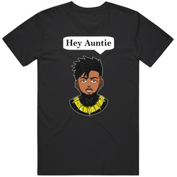 Hey Auntie The Panther King Black Unisex T Shirt Hey Auntie The Panther King Black Unisex T Shirt