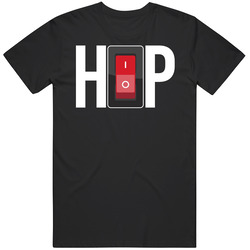 Hip Hop On Off Switch Funny Music Parody Unisex T Shirt Hip Hop On Off Switch Funny Music Parody Unisex T Shirt
