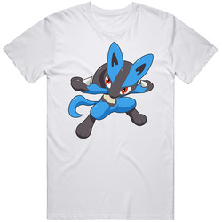 Super Smash Bros. - Lucario - Cute White Unisex T Shirt Super Smash Bros. - Lucario - Cute White Unisex T Shirt