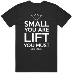 Yoda Small You Are Lift You Must Muscle Workout Gym Unisex T Shirt Yoda Small You Are Lift You Must Muscle Workout Gym Unisex T Shirt