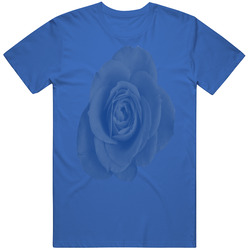 Rose Graphic Royal Blue Cotton Unisex T Shirt Rose Graphic Royal Blue Cotton Unisex T Shirt
