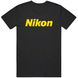 Nikon Men's Fitted Black Unisex T Shirt Nikon Men's Fitted Black Unisex T Shirt