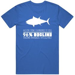 Royal Blue Tuna #1 Unisex T Shirt Royal Blue Tuna #1 Unisex T Shirt